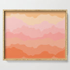 Summer Beach Sunset Sunrise Serving Tray Gallery Image 1