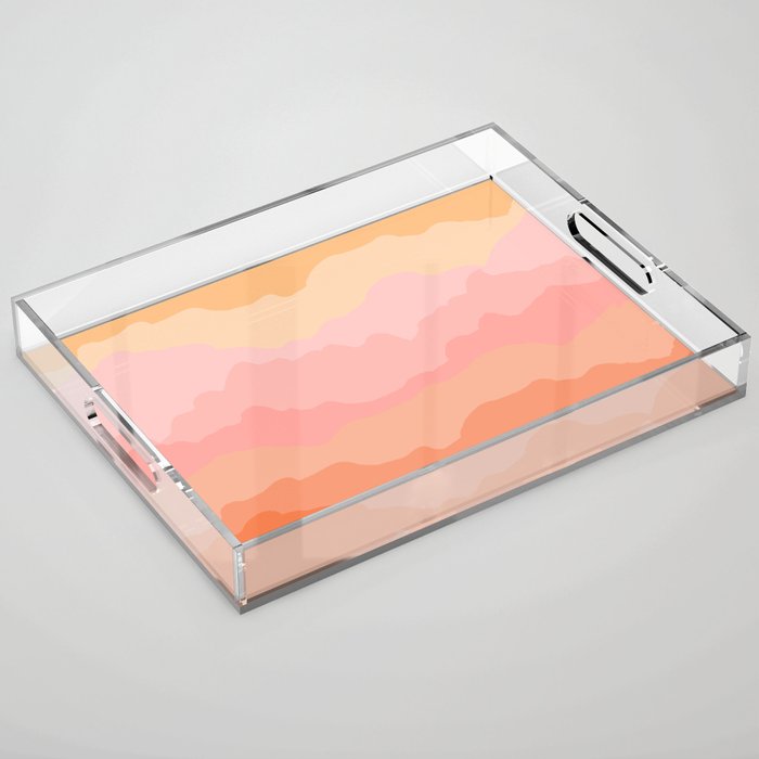 Summer Beach Sunset Sunrise Acrylic Tray Gallery Image 1
