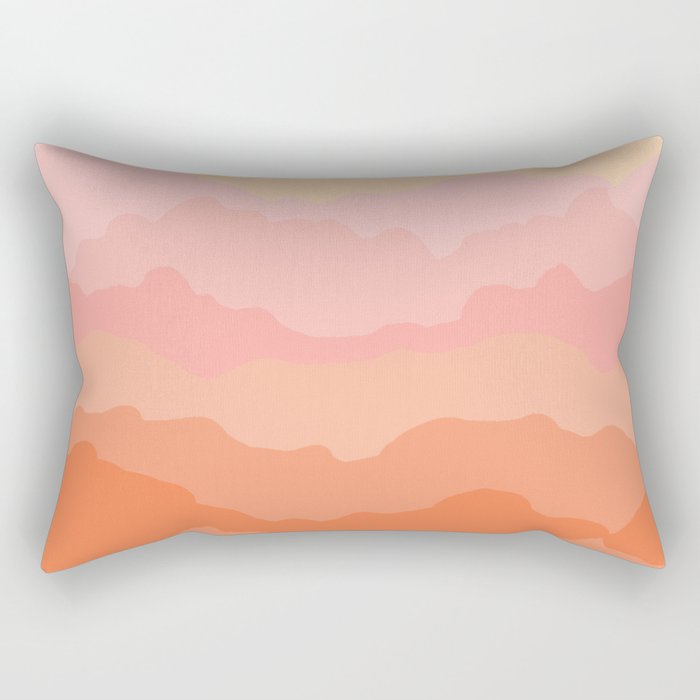 Summer Beach Sunset Sunrise Rectangular Pillow Gallery Image 2