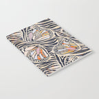 Abstract Retro Boho Butterfly Zebra Pattern â¢ Earthy Nature Notebook Gallery Image 2