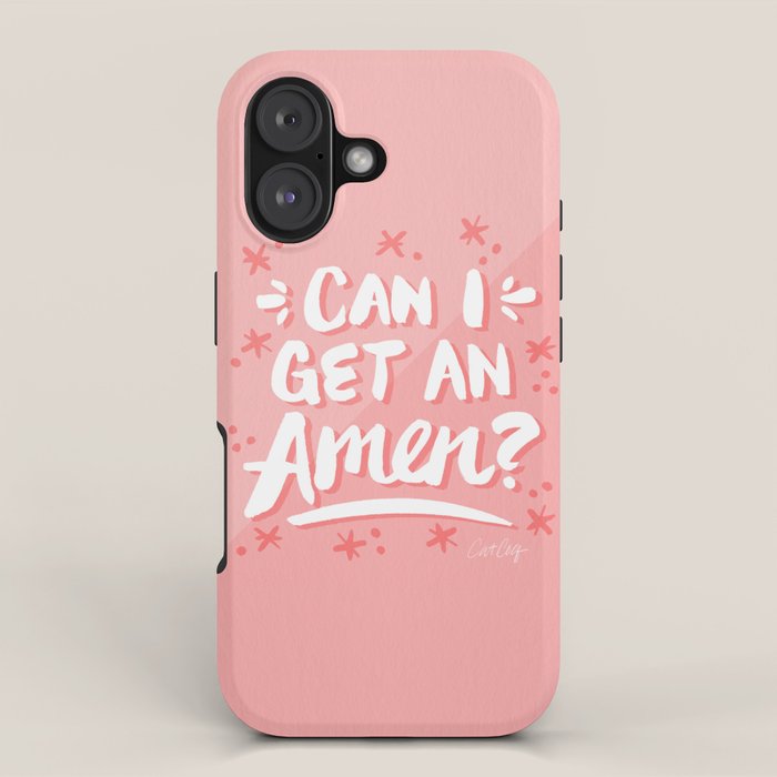 Can I Get An Amen? - Blush Pink Palette iPhone Case Gallery Image 1