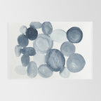 Pebbles Watercolor Abstract Rug Gallery Image 2
