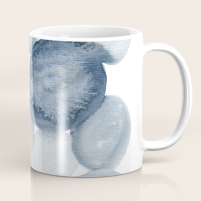 Pebbles Watercolor Abstract Coffee Mug Gallery Image 1
