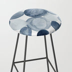 Pebbles Watercolor Abstract Stool Gallery Image 2
