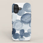 Pebbles Watercolor Abstract iPhone Case Gallery Image 1