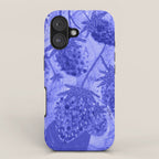 Strawberry Garden in Botanical Blue iPhone Case Gallery Image 1