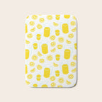 Fresh lemonade fruit drink cartoon pattern Bath Mat Gallery Image 1