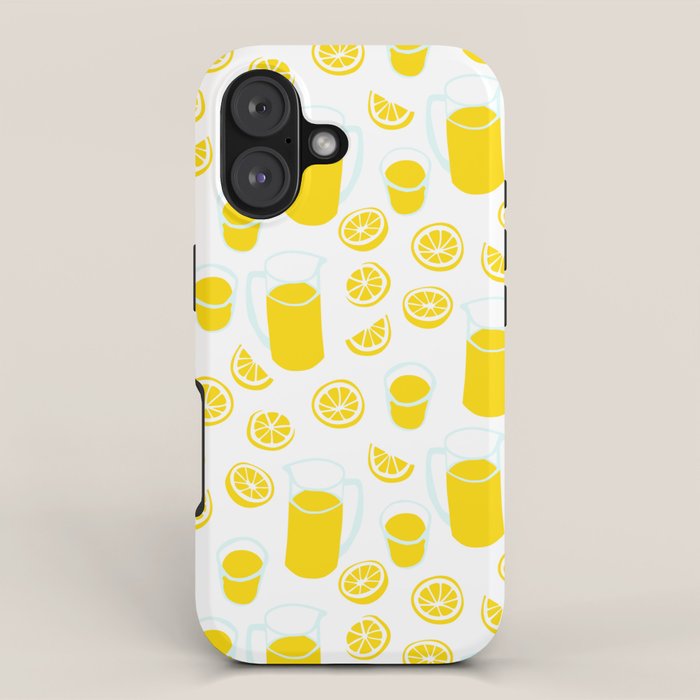Fresh lemonade fruit drink cartoon pattern iPhone Case Gallery Image 1
