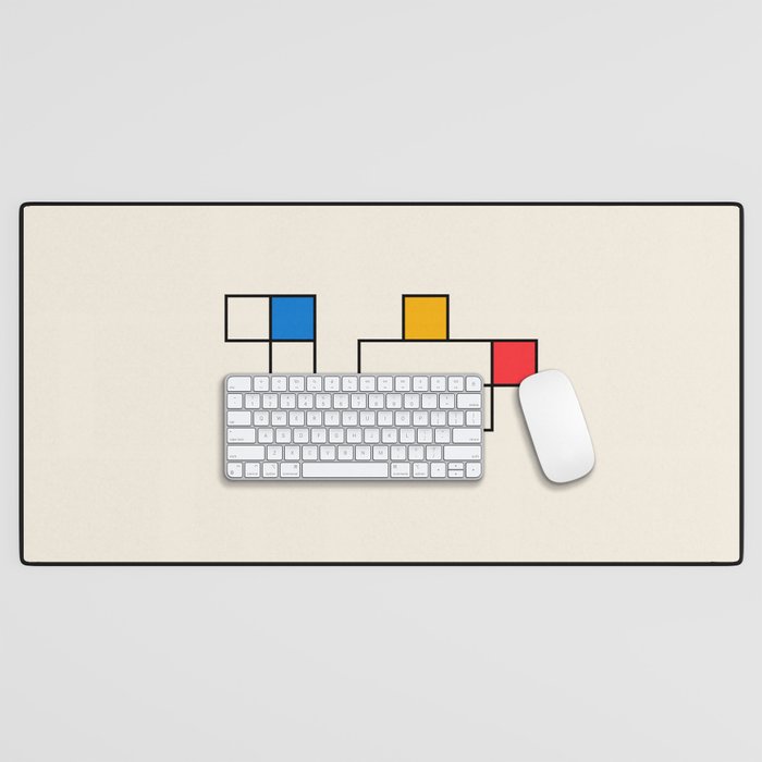 Bauhaus Blocks Desk Mat Gallery Image 1