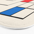 Bauhaus Blocks Bath Mat Gallery Image 3