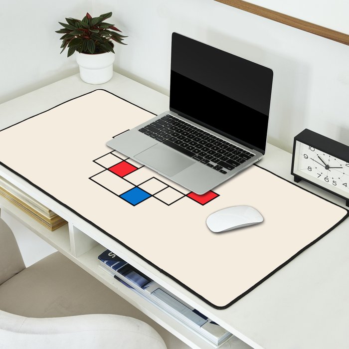 Bauhaus Blocks Desk Mat Gallery Image 2
