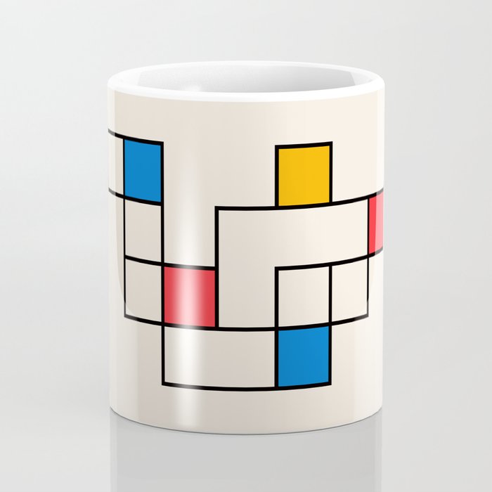 Bauhaus Blocks Coffee Mug Gallery Image 4