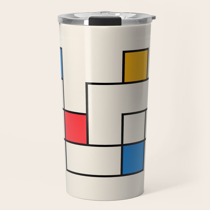 Bauhaus Blocks Travel Mug Gallery Image 1