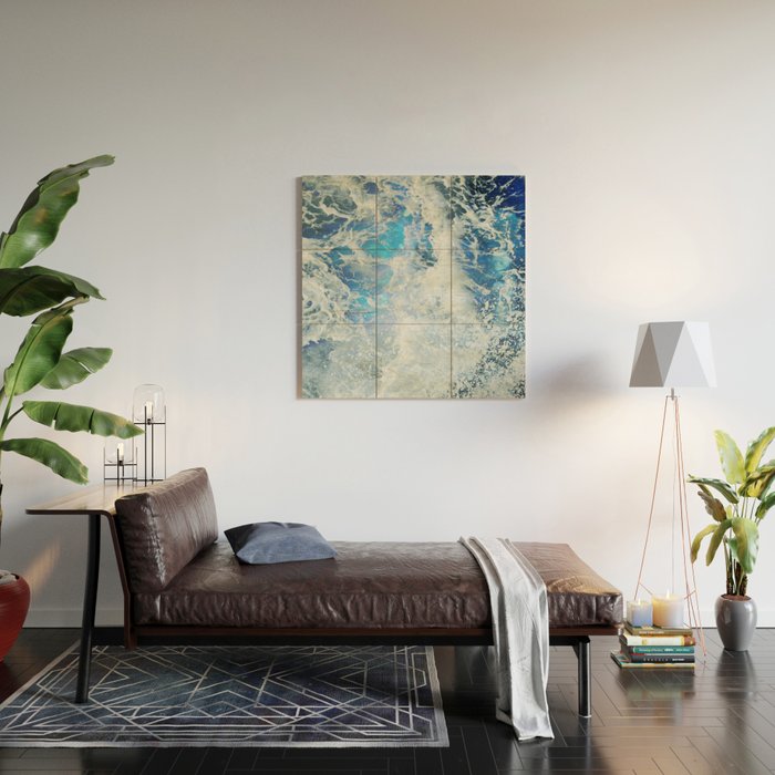 Perfect Sea Waves II Wood Wall Art Gallery Image 2