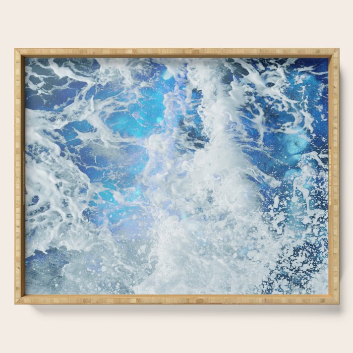 Perfect Sea Waves II Serving Tray Gallery Image 1