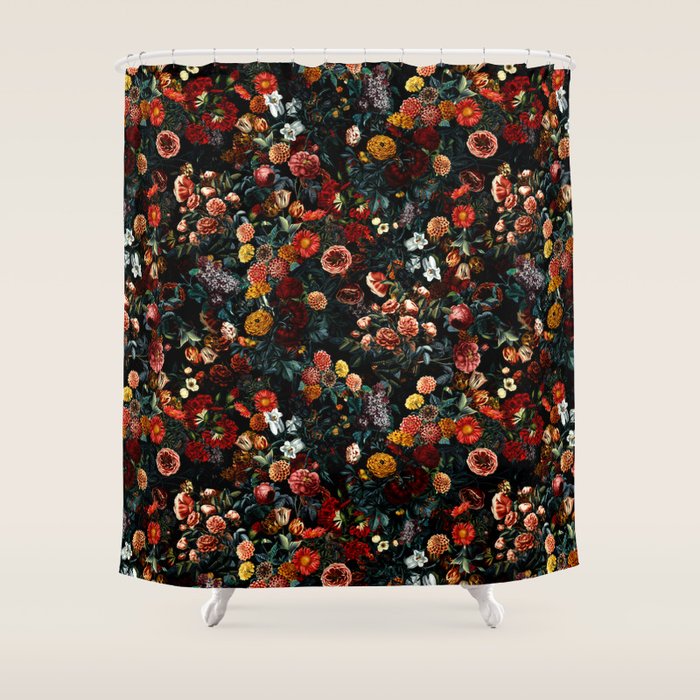 Midnight Garden XXVI Shower Curtain Gallery Image 1