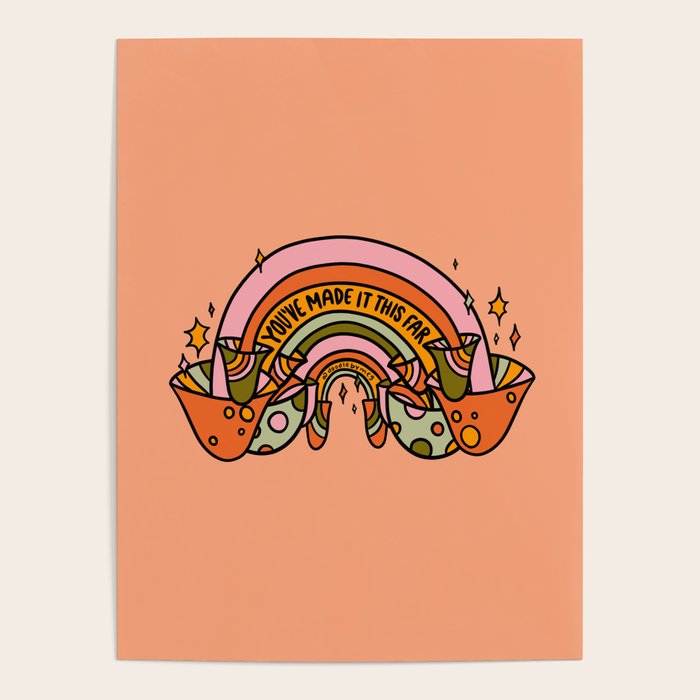Mushroom Rainbow Poster Gallery Image 1