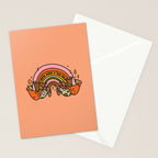 Mushroom Rainbow Stationery Card Gallery Image 2