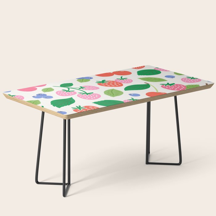 Strawberries and Cherries - Bright Colors Coffee Table Gallery Image 1