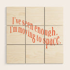 Moving to Space Wood Wall Art Gallery Image 1
