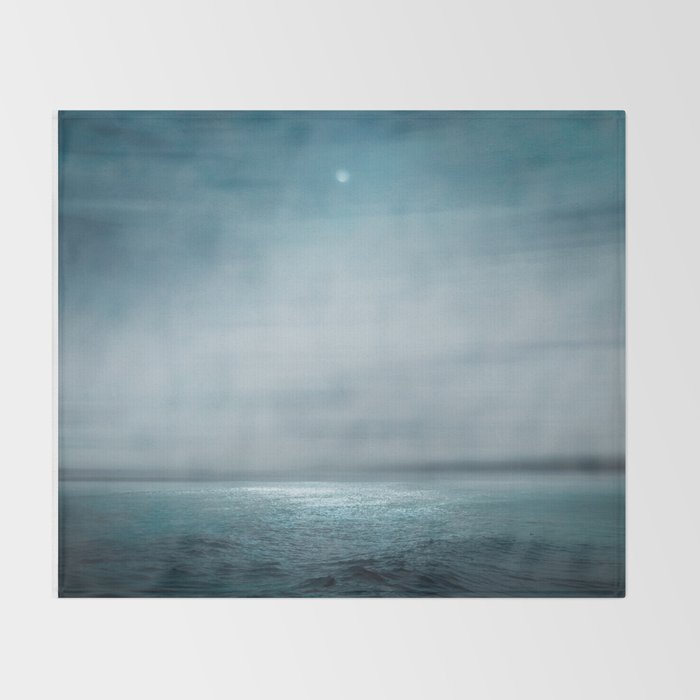 Sea Under Moonlight Throw Blanket Gallery Image 2