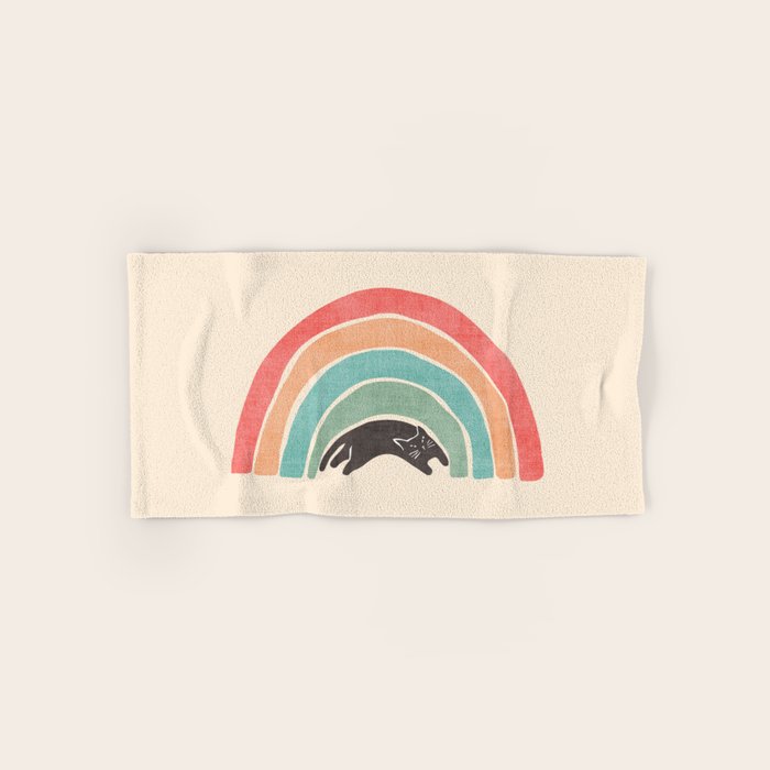 I'ma wittle wainbow Bath Towel Gallery Image 1