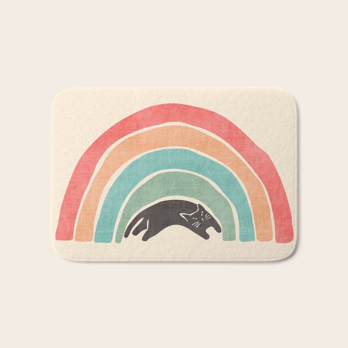I'ma wittle wainbow Bath Mat Gallery Image 1