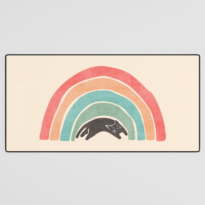 I'ma wittle wainbow Desk Mat Gallery Image 3