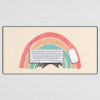 I'ma wittle wainbow Desk Mat Gallery Image 1
