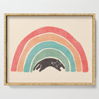 I'ma wittle wainbow Serving Tray Gallery Image 1