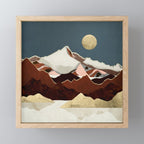 Rustic Mountains Mini Art Print Gallery Image 1