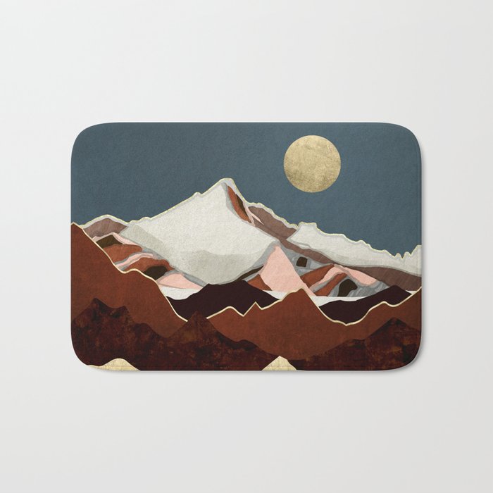 Rustic Mountains Bath Mat Gallery Image 1