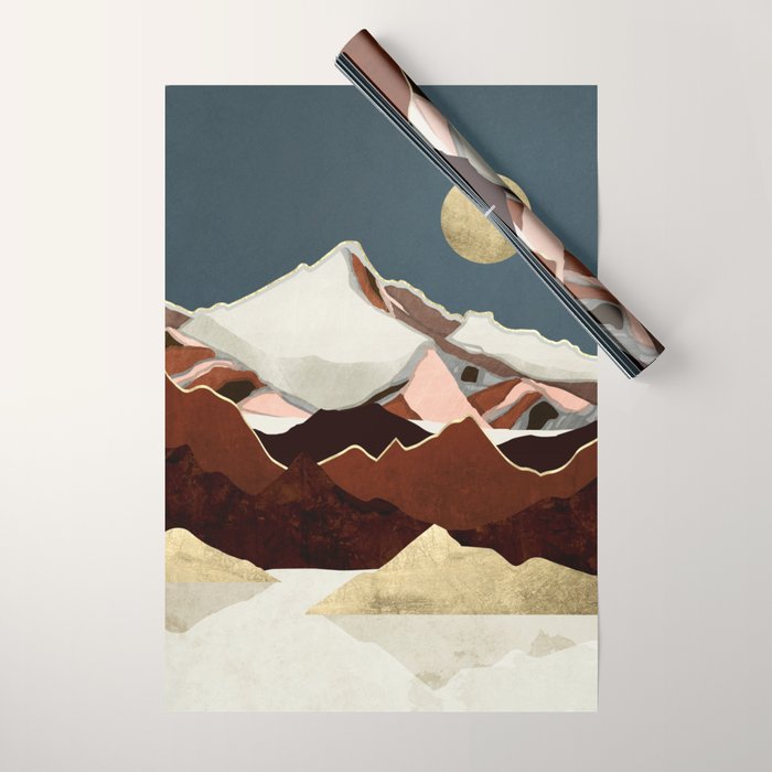 Rustic Mountains Wrapping Paper Gallery Image 1