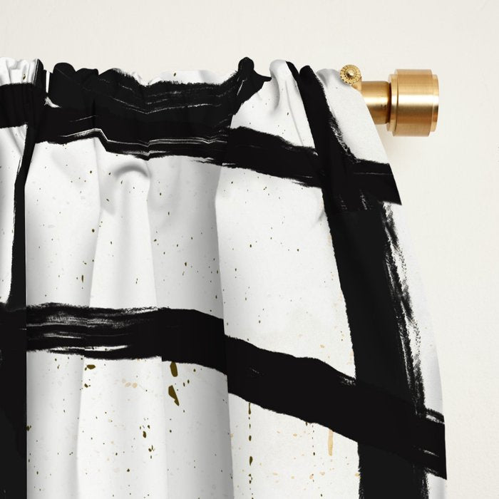 Japandi Minimal Marker Shapes Window Curtain Gallery Image 2