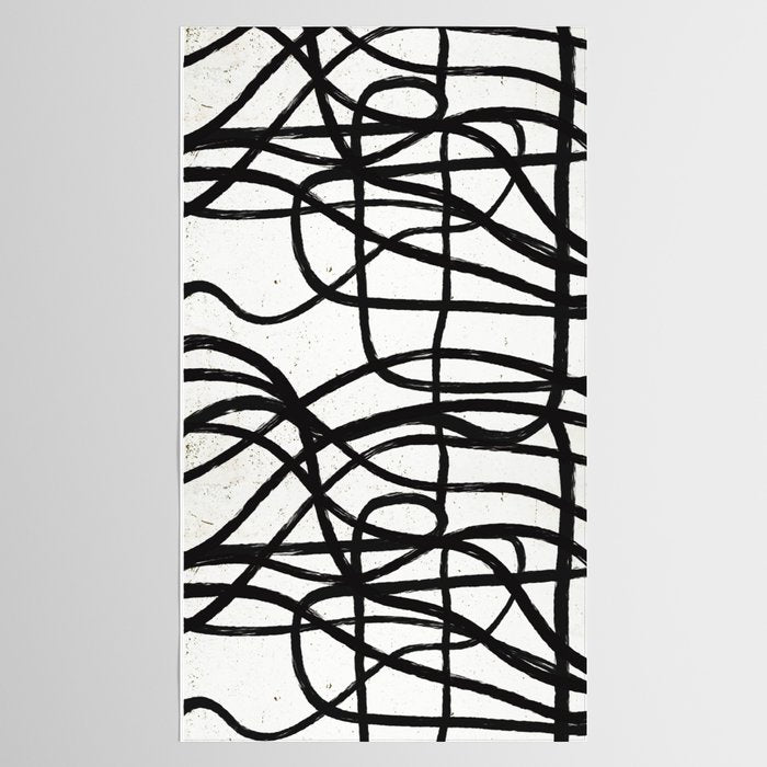 Japandi Minimal Marker Shapes Tablecloth Gallery Image 2