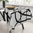 Japandi Minimal Marker Shapes Tablecloth Gallery Image 3