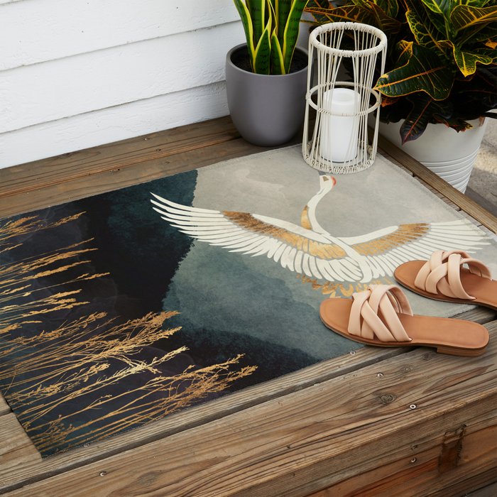 Elegant Flight Outdoor Rug Gallery Image 2