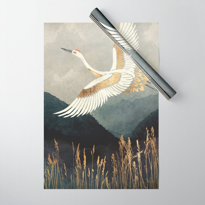 Elegant Flight Wrapping Paper Gallery Image 1