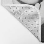 Audrey Hepburn Portrait, Black and White Vintage Art  Bath Mat Gallery Image 2