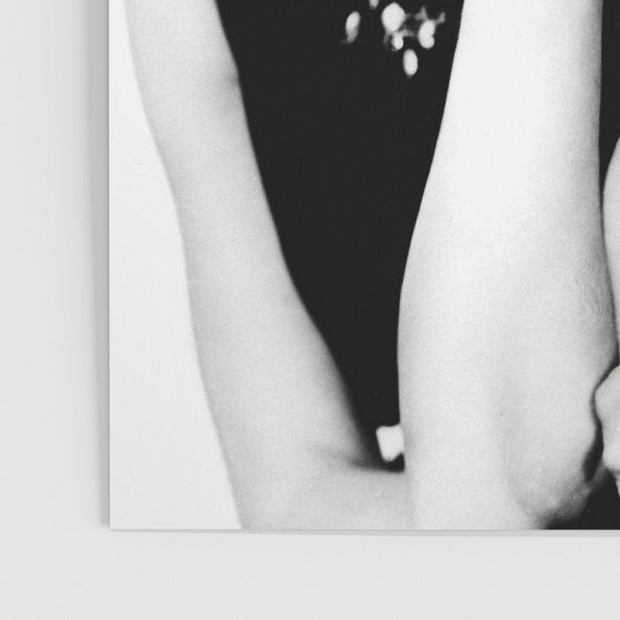 Audrey Hepburn Portrait, Black and White Vintage Art  Poster Gallery Image 3