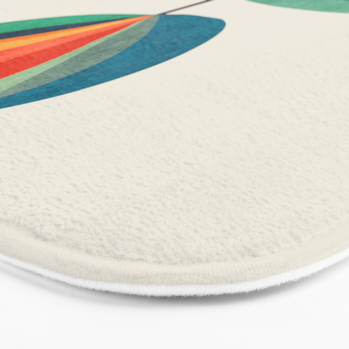 Whimsical Bloom Bath Mat Gallery Image 3