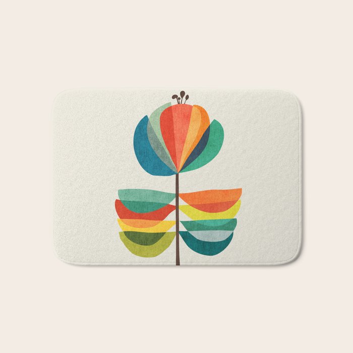 Whimsical Bloom Bath Mat Gallery Image 1