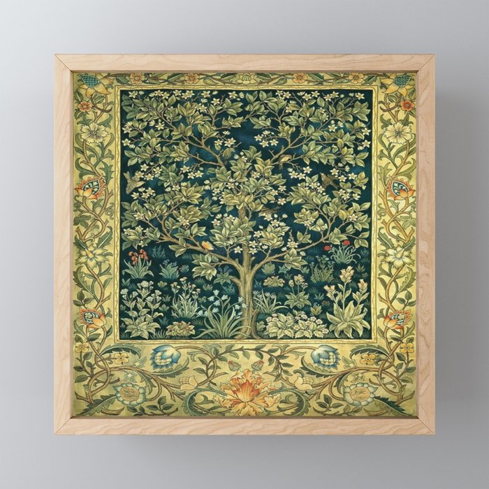 William Morris Tree Of Life Mini Art Print Gallery Image 1