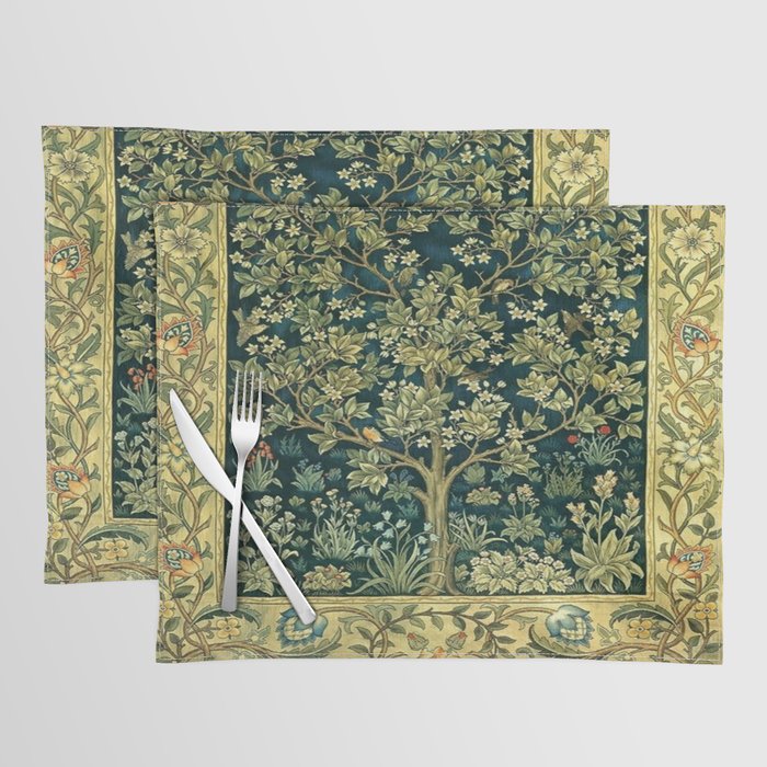 William Morris Tree Of Life Placemat Gallery Image 1
