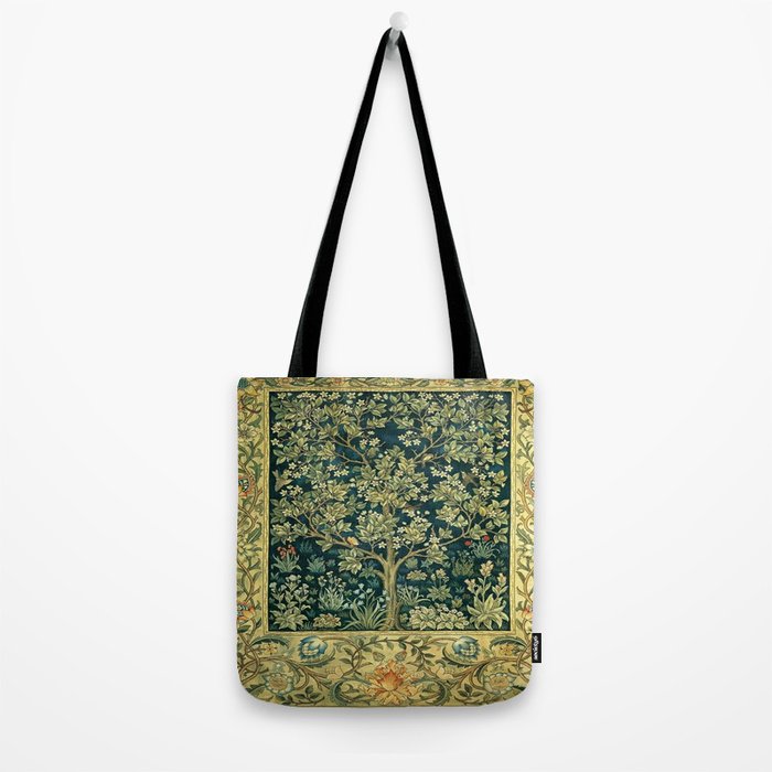 William Morris Tree Of Life Tote Bag Gallery Image 2