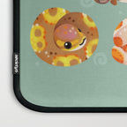 Shy ball pythons - green Laptop Sleeve Gallery Image 3