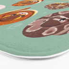 Shy ball pythons - green Bath Mat Gallery Image 3