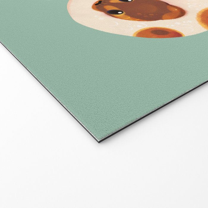 Shy ball pythons - green Welcome Mat Gallery Image 2