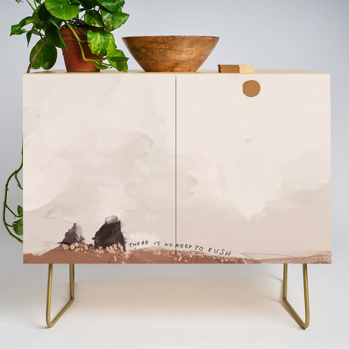 There Is No Need To Rush Credenza Gallery Image 1