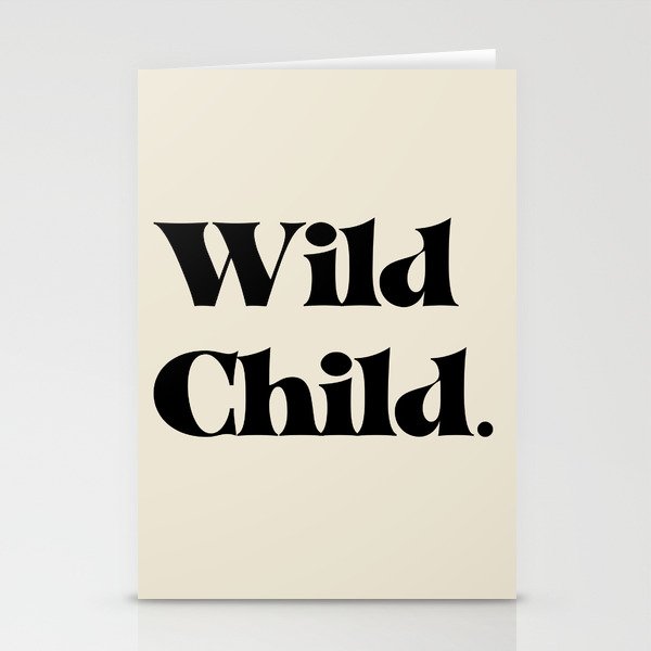 Wild Child Stationery Card Gallery Image 2